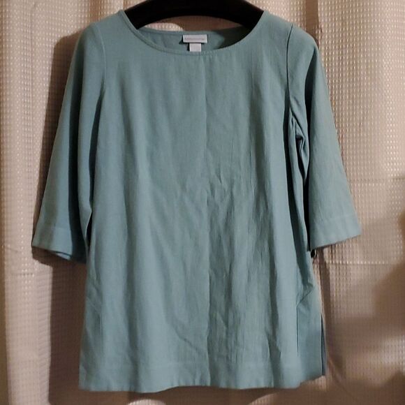 Soft surroundings woman tunics green M - Picture 1 of 6